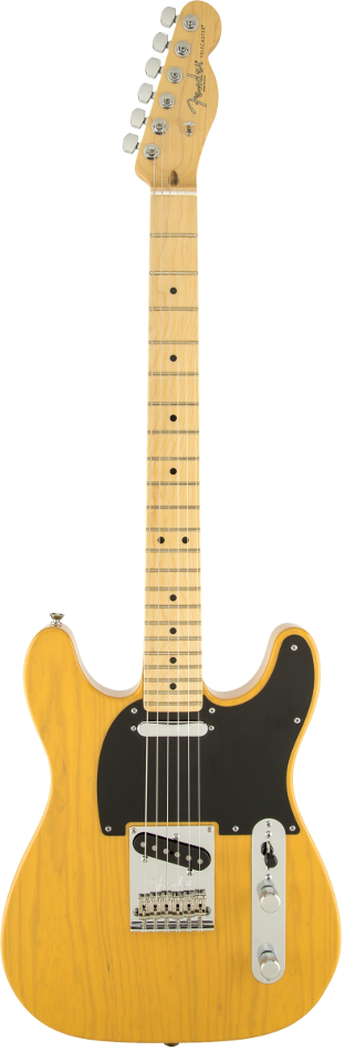 Butterscotch Blonde Double Cutaway Electric Guitar with SS Pickup Configuration