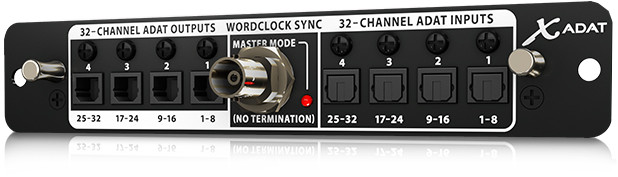32-Ch ADAT I/O Expansion Card for X32