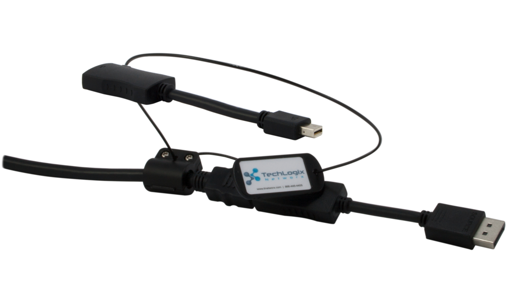 6 ft HDMI Cable with DisplayPort & mini-DisplayPort Adapters