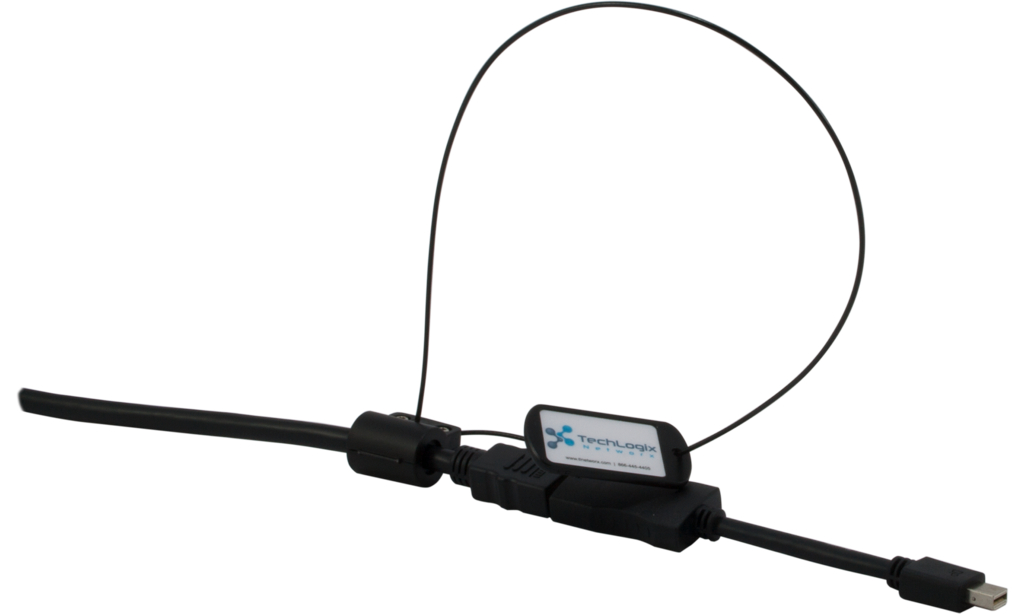 6' HDMI cable with attached mini-DisplayPort adapter