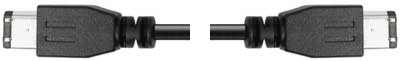 FireWire Cable (IEEE-1394 or iLink), 6-Pin to 6-Pin, 10 Feet