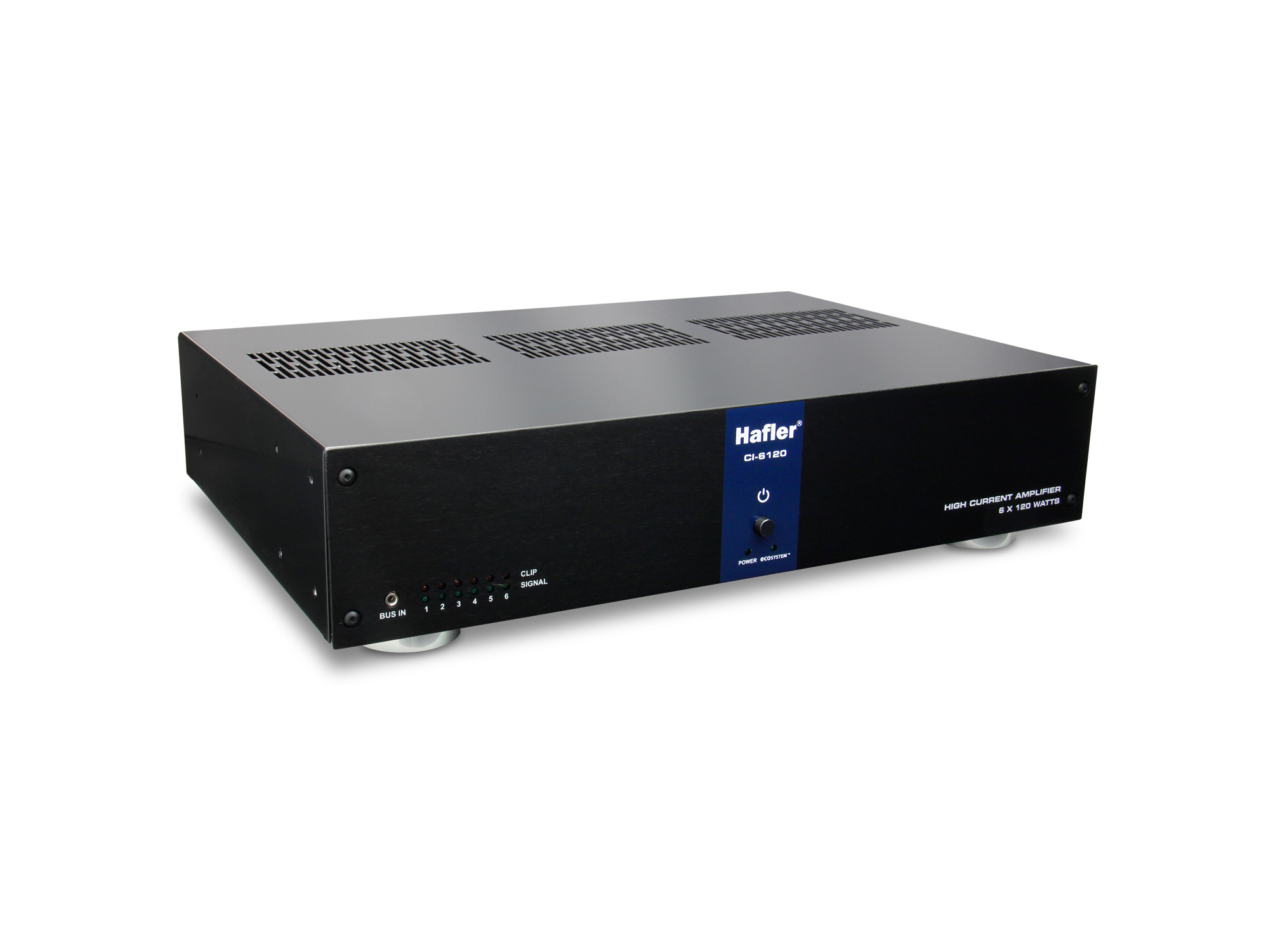 120W, 6-Channel Multi-Zone Power Amplifier