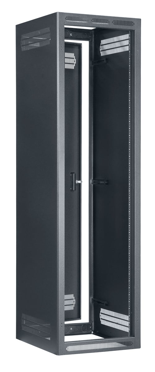 44RU, 27" Deep Fixed-Rail Rack