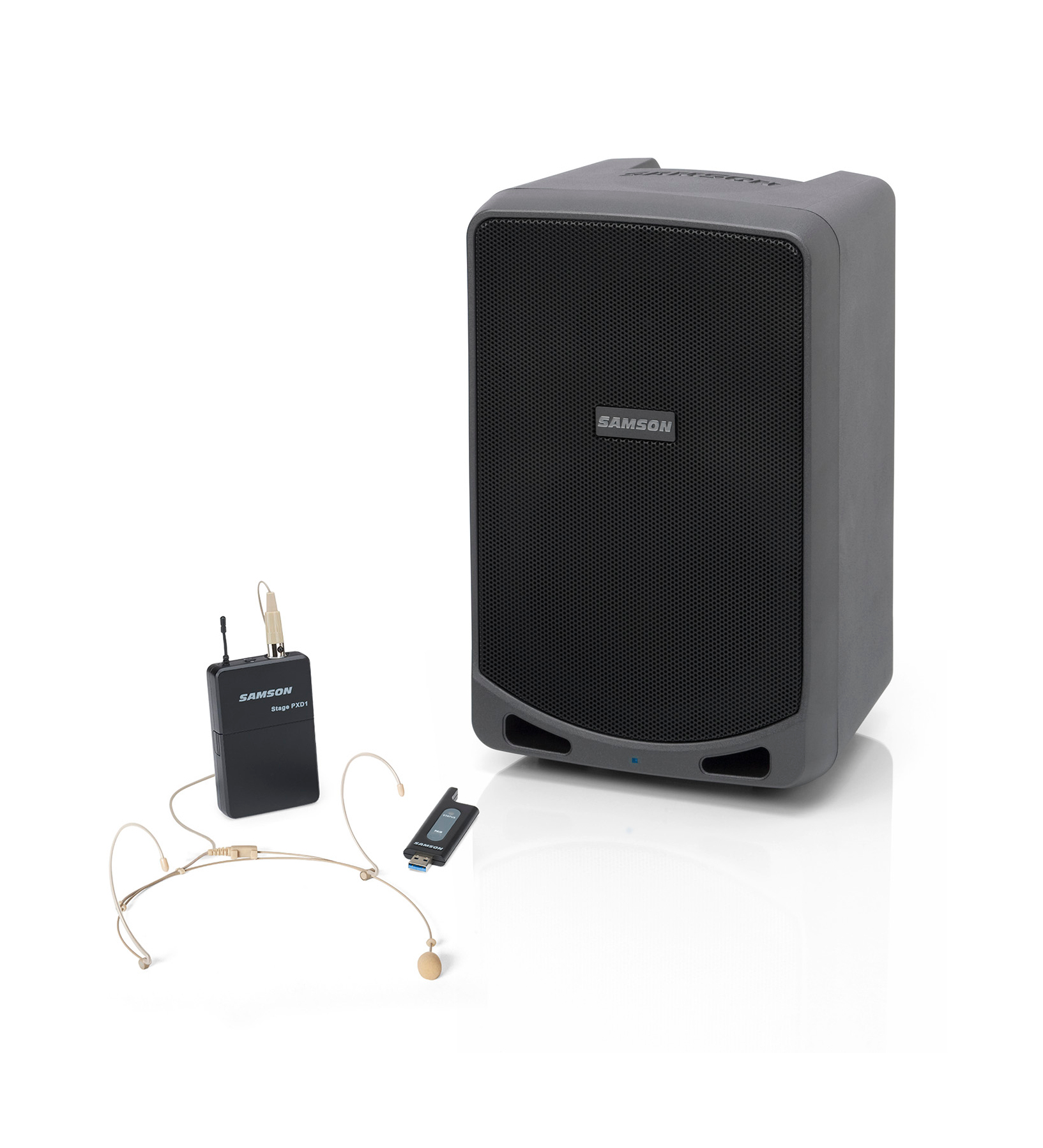 100 W Portable PA with Headset Mic and Bluetooth