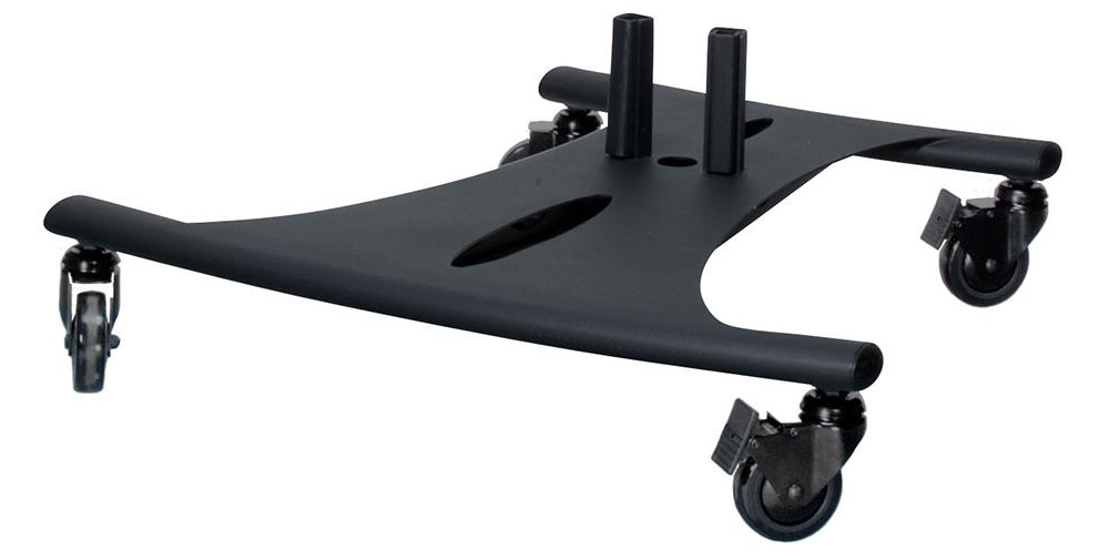 PSD-EB Series Base with Casters and PSD-HDCA Adapter, Black