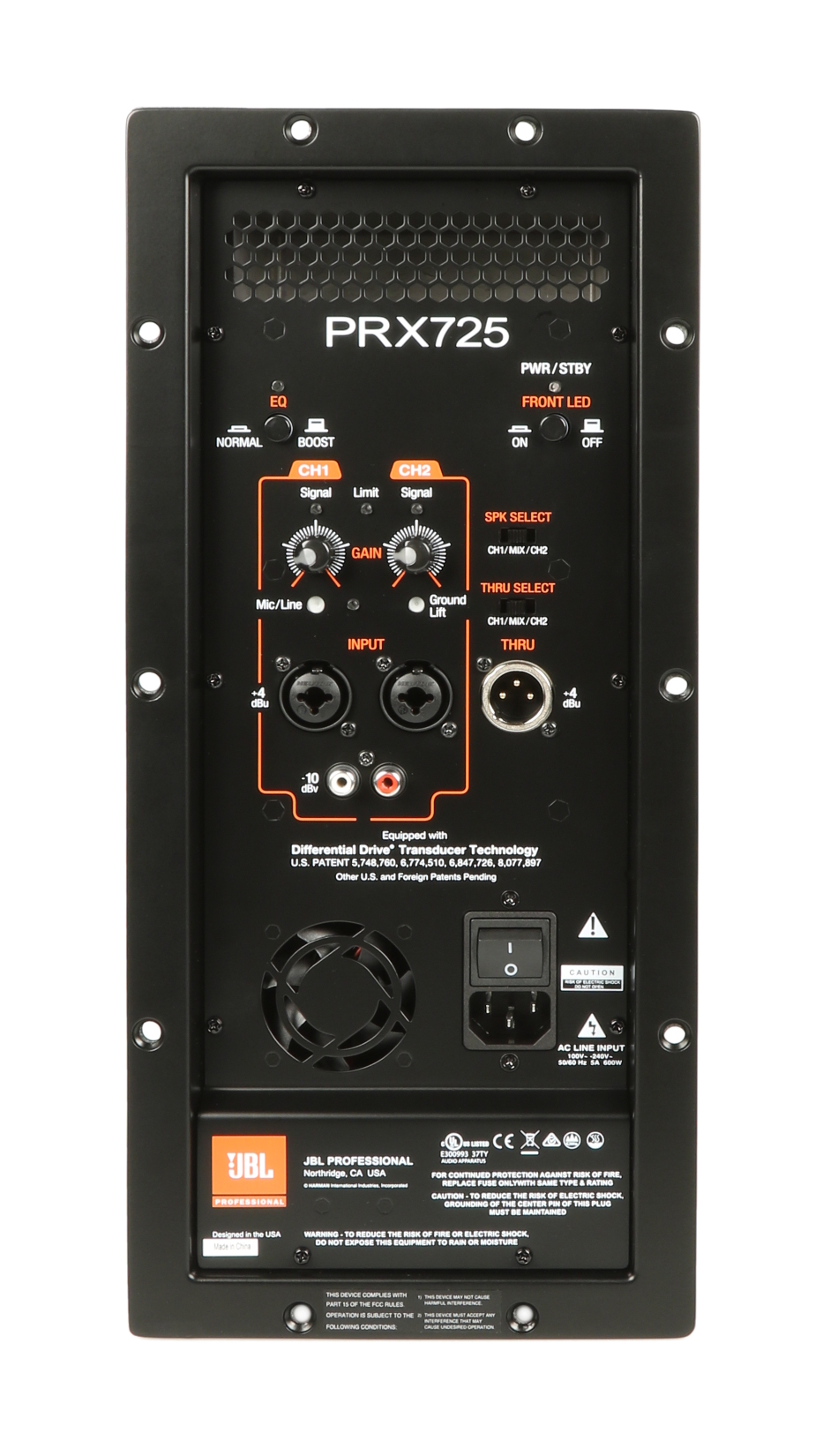 PRX725 Amp Assembly