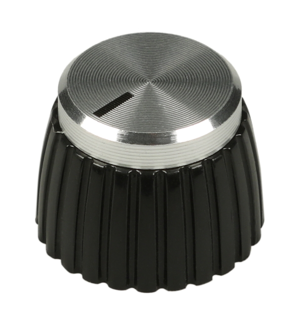 2555X Silver Jubilee Silver Knob