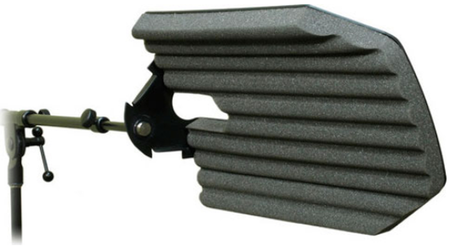 Drum Microphone Acoustic Shield/Boom-Attachable Gobo