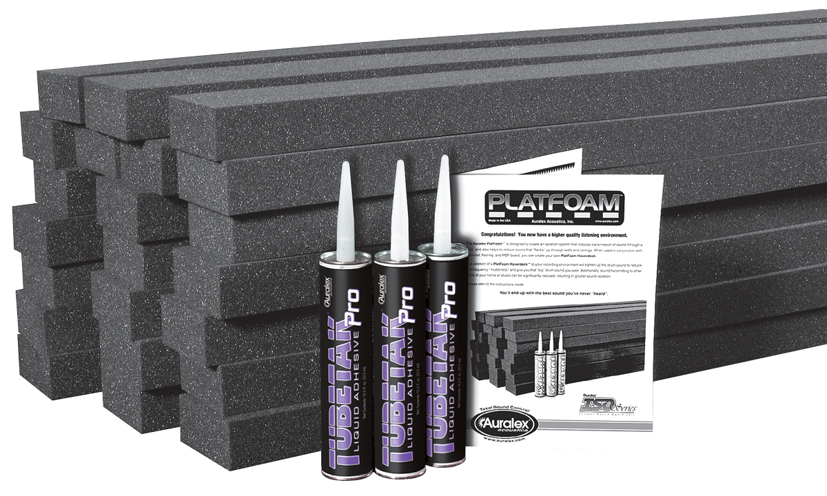 24 Pack of 2" x 4 ft x 4 ft Isolation Foam with TubeTak