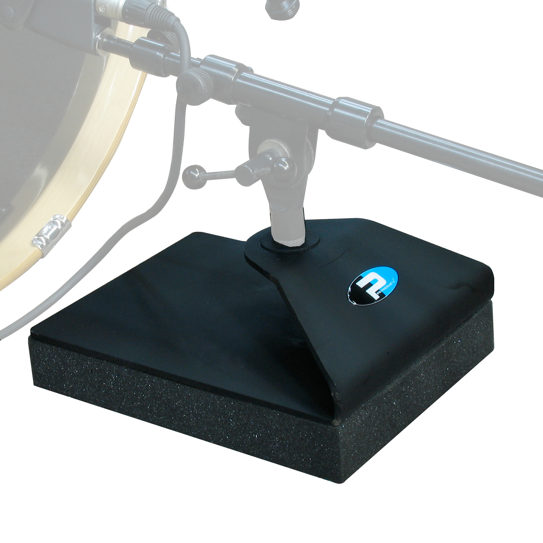 Bass Drum Mic Stand Base/Vibration Isolator
