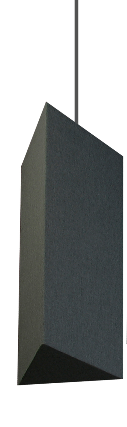24" H x 10" W Triangular Acoustic Lantern Baffle