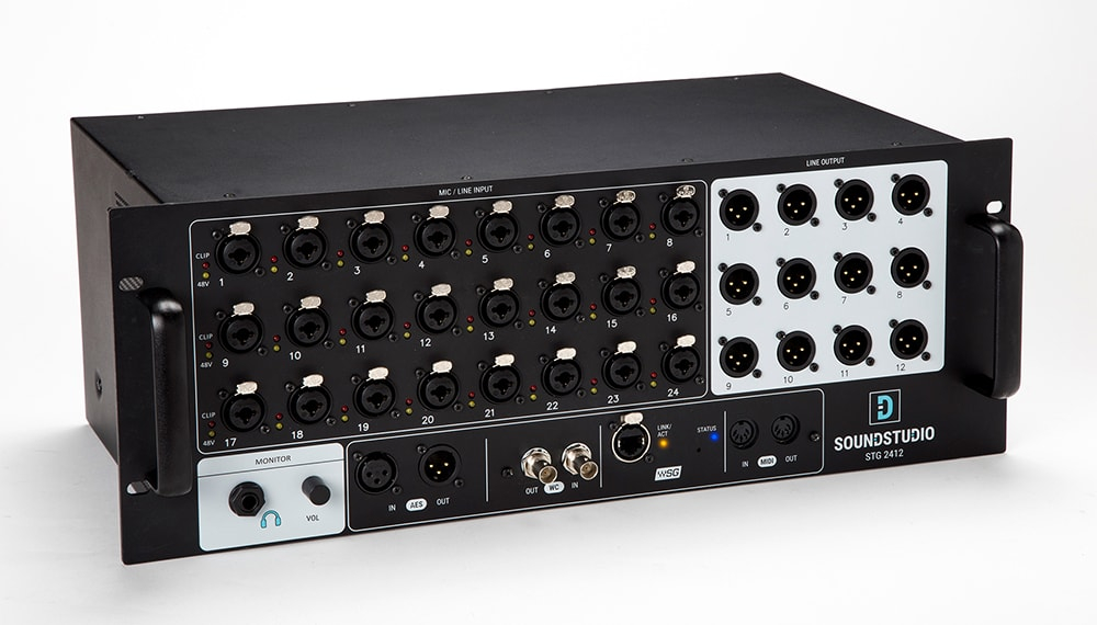 Digital Audio Stagebox with SoundGrid