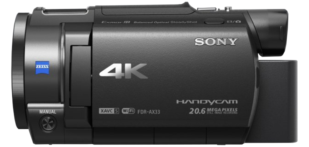 AX33 4K Handycam with Exmor R CMOS sensor