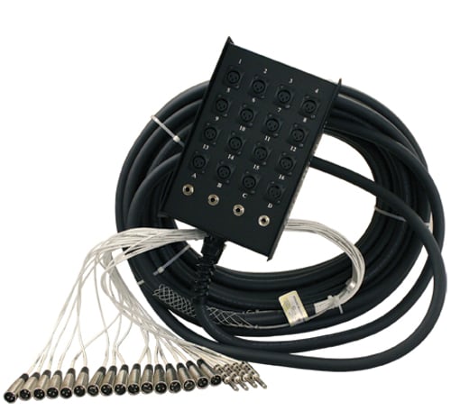 50 ft 6x3 Stage Series Snake with XLR Returns