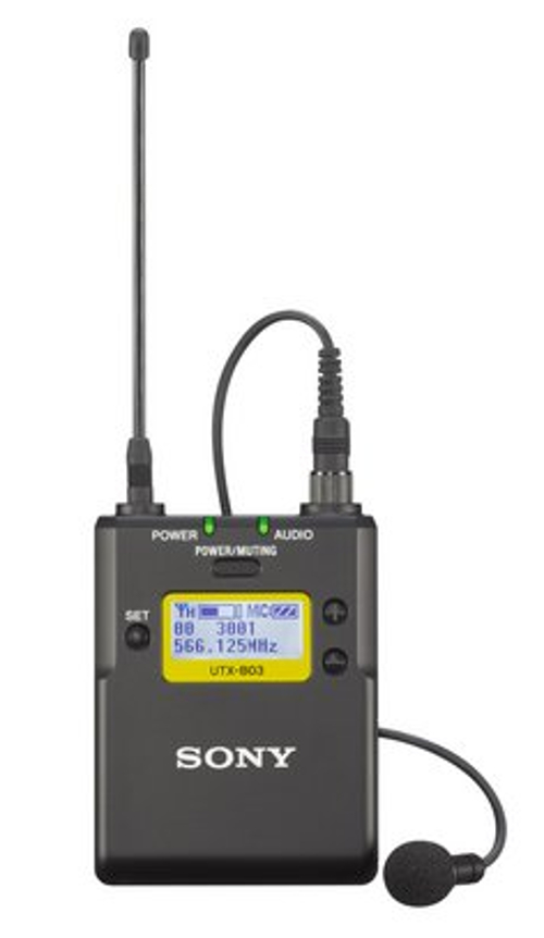 UWP-D Series Bodypack Transmitter with Omni Lavalier Mic in Channel 42