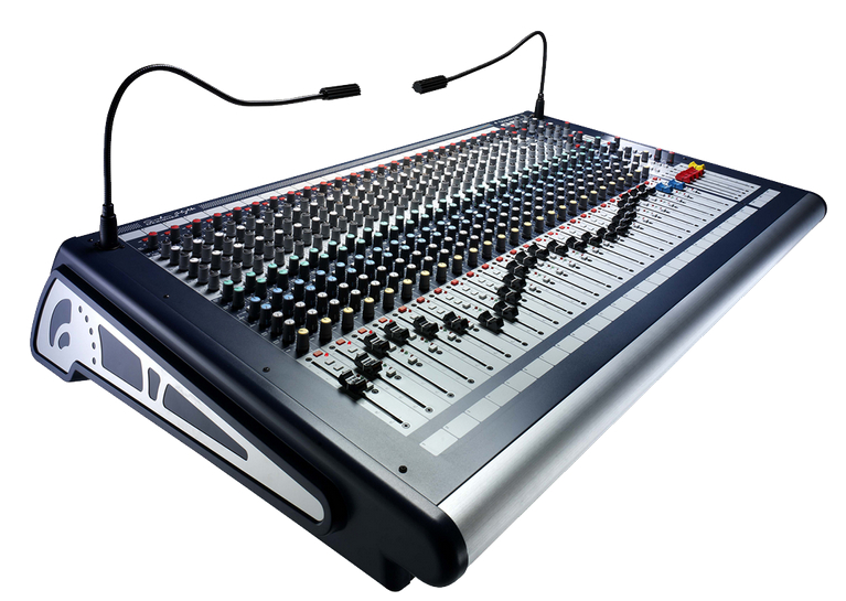 Mixing Console, 16 Channel, 4 Group Buss, 6 x 2 Matrix (24 Channel version shown)
