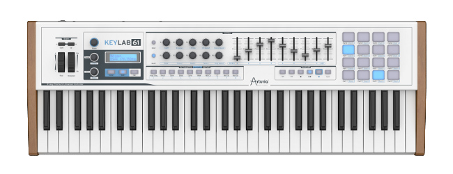 61-Key MIDI Controller, with Analog Synthesizer Emulation Software