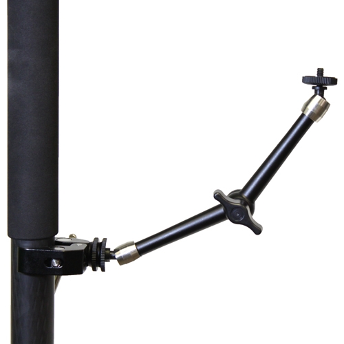 Compact Articulated Arm with Shoe Mount and Clamp, 11" Length