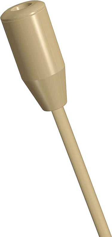 Lapel Microphone, 3mm HR4, Beige
