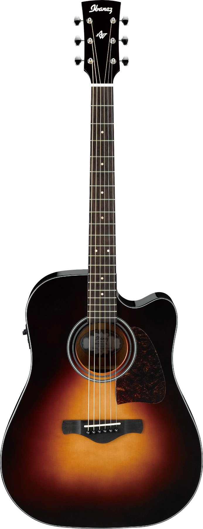 Brown Sunburst High Gloss Artwood Acoustic / Electric Guitar