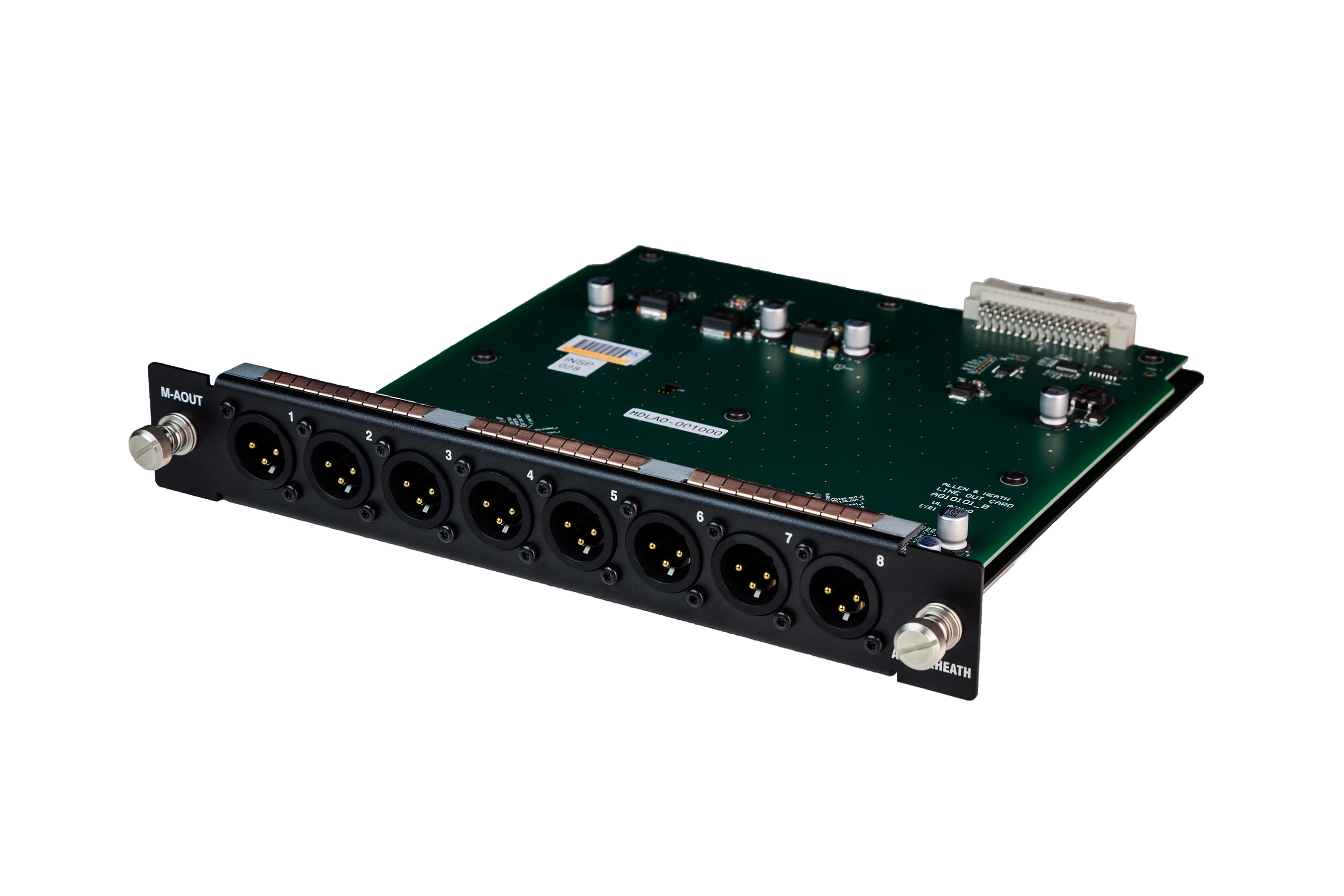 dLive 8 Channel Balanced Line Output Module for DX-32