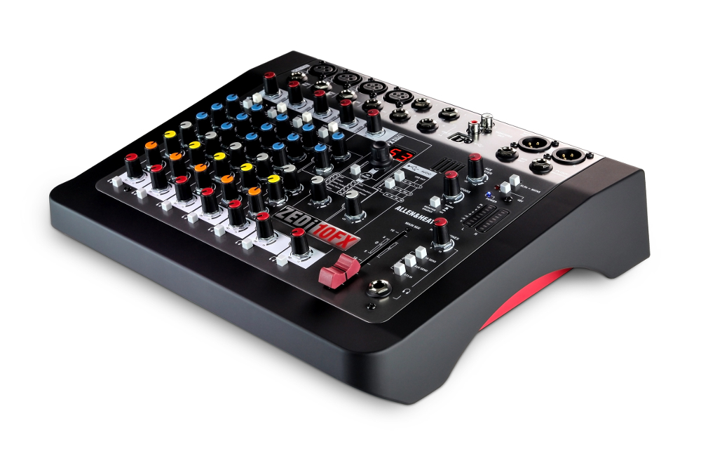 10 Channel Live Mixer, With 16 Preset Effects