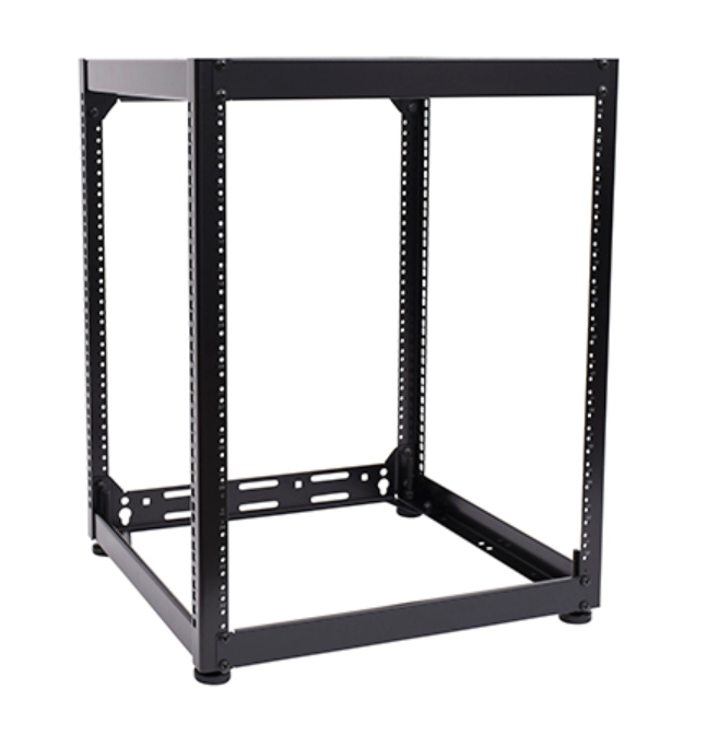 15RU 20" Deep Stackable Skeleton Rack