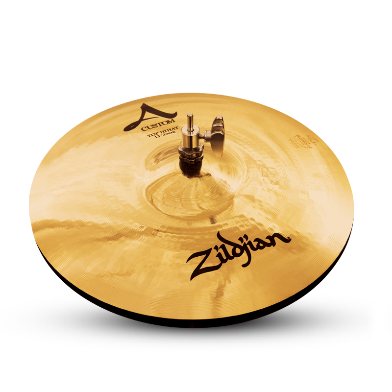 13" A Custom Hi-Hats in Brilliant Finish