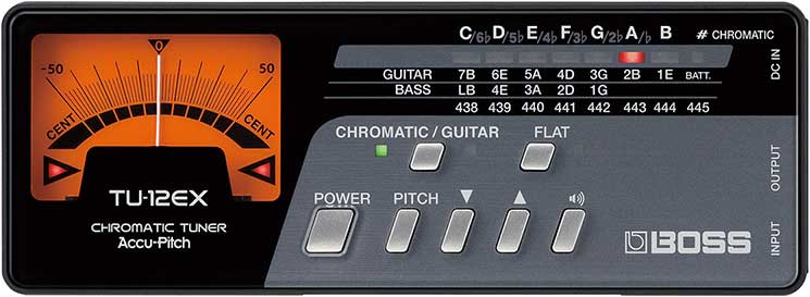 Chromatic Tuner for Guitar & Bass