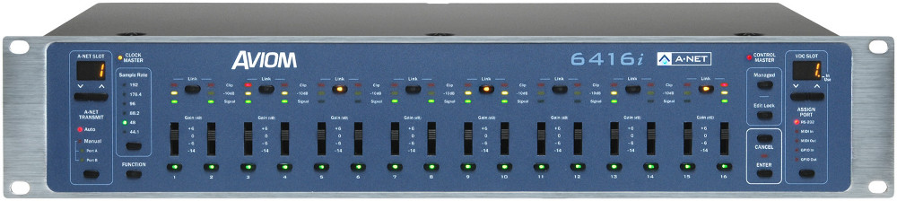 Pro64 Series 16-Channel Line Input Module with XLR/DB25 Connectors