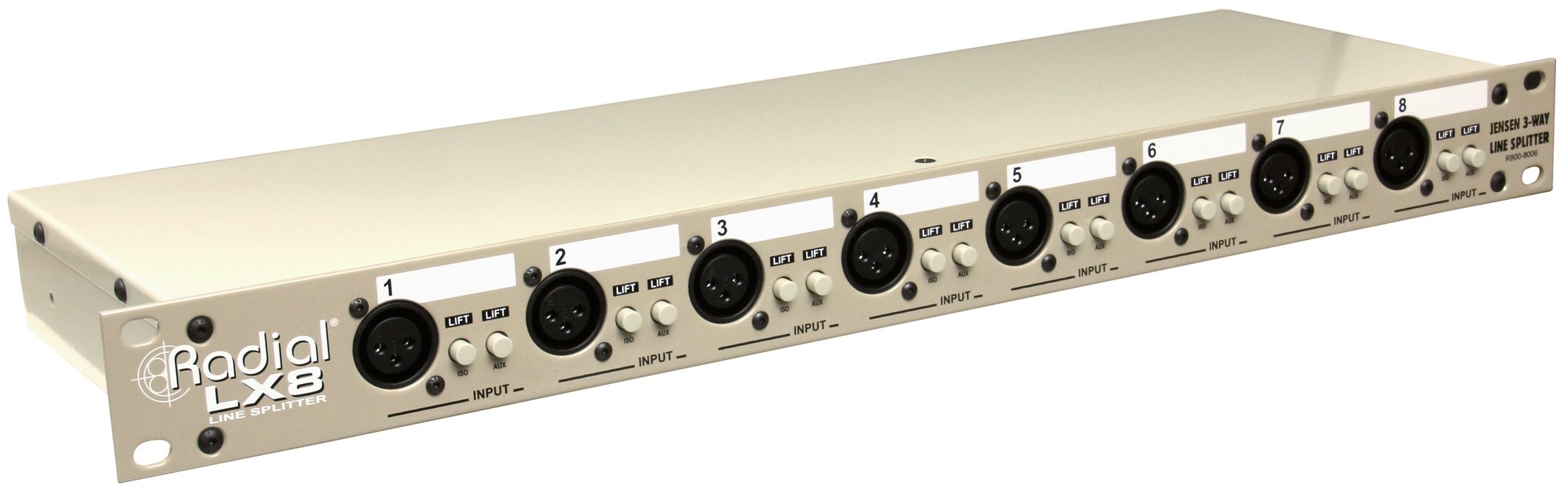 8 Channel Line Level Signal Splitter and Isolator