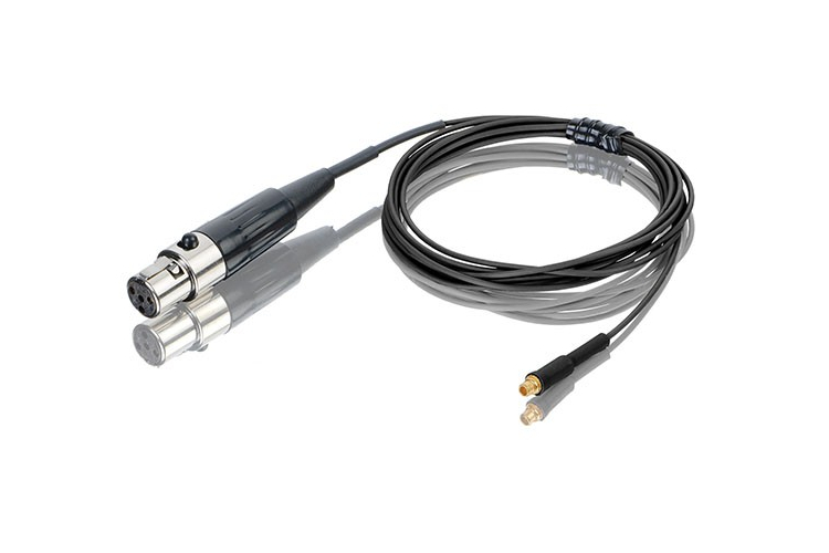2mm E6 Cable for Sabine SW70, TA4F Connector, Black