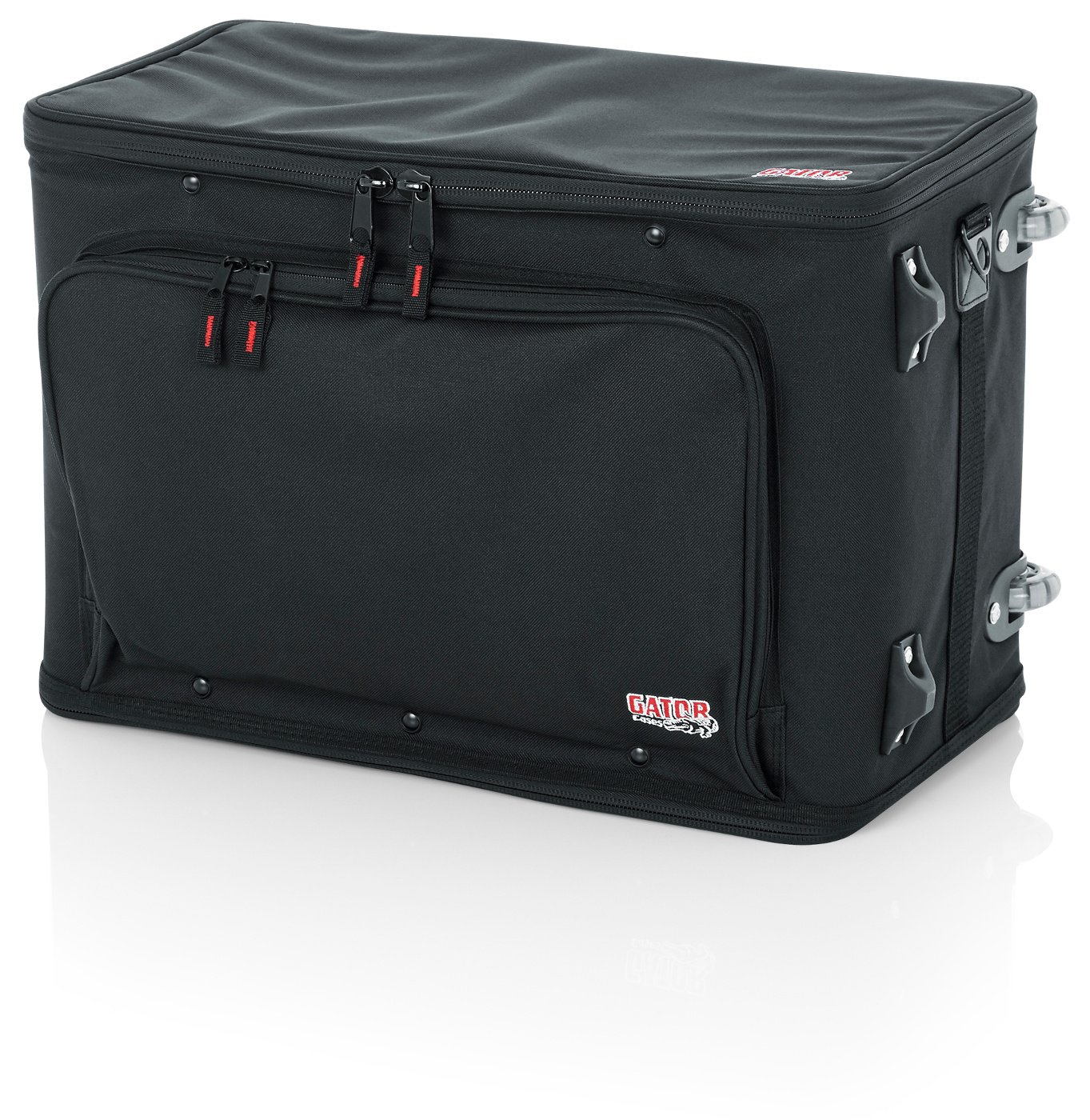 4RU Lightweight Rack Bag with Tow Handle and Wheels