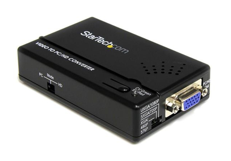 Composite and S-Video to VGA Video Scan Converter