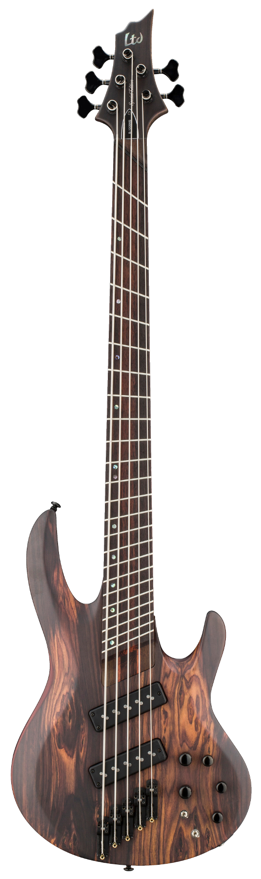 5-String Electric Bass Guitar, Natural Satin