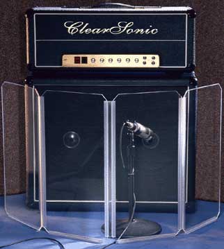 2' x 1' 4-Section Clear Acoustic Isolation Panel