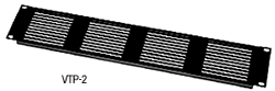 1 Space 1.75" Vent Panel Slotted