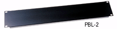 2 space 3.5" light-weight flanged rack panel