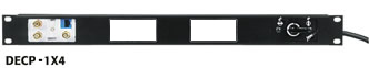 Panel for 4 Decora Devices, 1-space