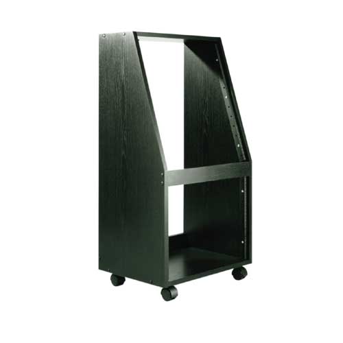8 space (14") vertical, 12 space (21") slanted top rack