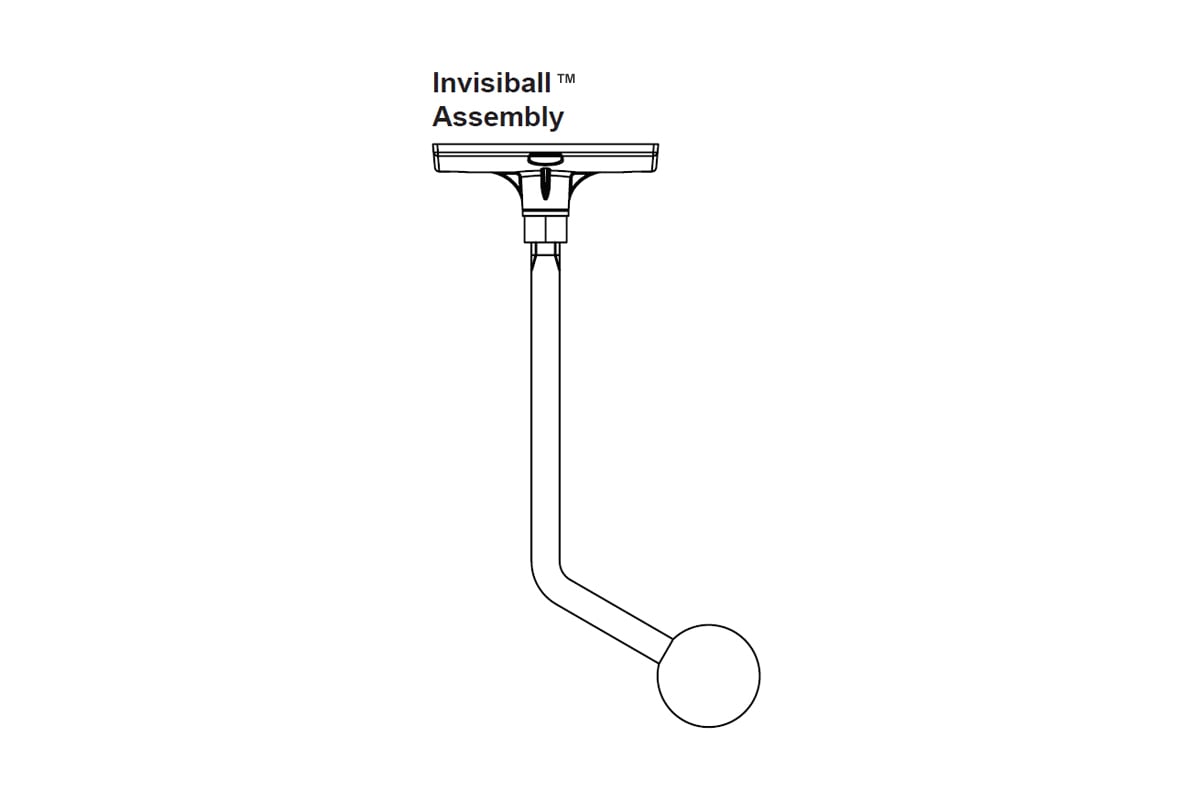 Ceiling Mount Adapter, White