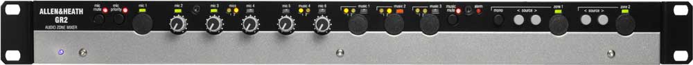 2 Zone, 9 In/4 Out Analog Zone Mixer