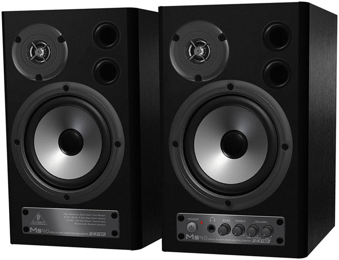 Active Digital Monitor Speakers, 20-Watts/ea (Pair)