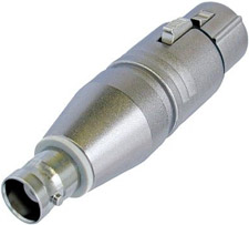 3-pin Female XLR to BNC Adapter (Wired)