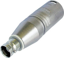 Adapter, Male XLR to BNC, Wired