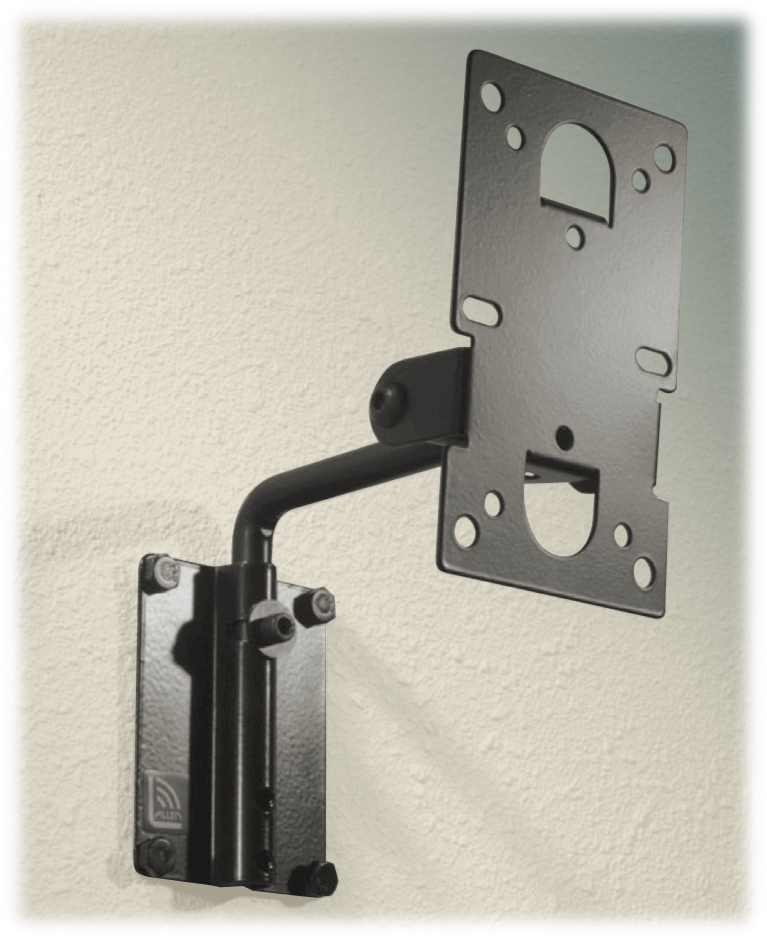 MultiMount Adjustable Speaker Wall Mount with 20 lb Capacity in Black Finish