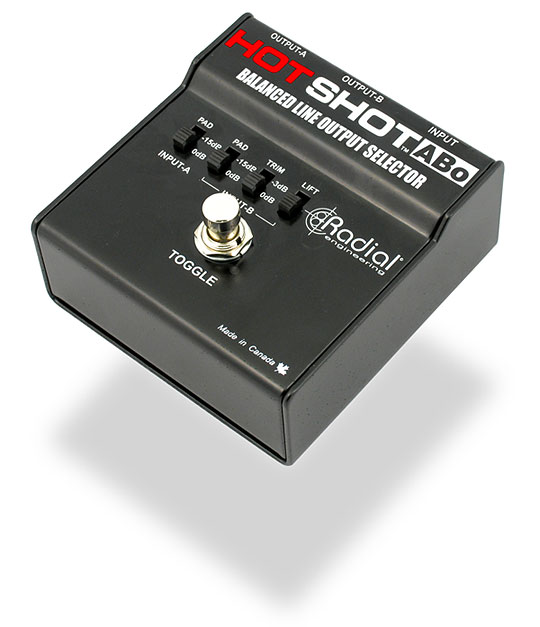 Single to Dual XLR Line Output Selector