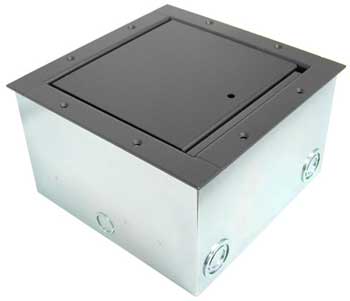 Super Stage Pocket with Black Powder Coat Trim Bezel and Standard Lid
