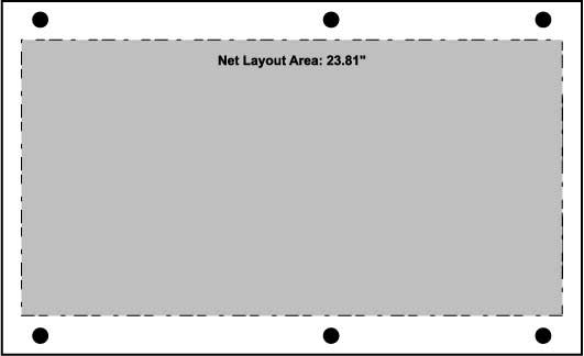 Aluminum Stage Pocket Panel, Black, Blank