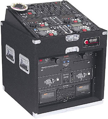 Carpeted Combo Case, 11 RU Top, 8 RU Front